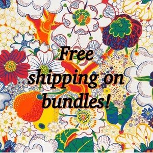 FREE SHIPPING ON ALL BUNDLES OF 2 OR MORE!!!